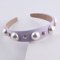 Fashion Color Diamond-studded Pearl Headband main image 3