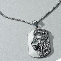 Fashion Lion Head Alloy Necklace Wholesale main image 4