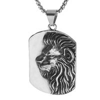 Fashion Lion Head Alloy Necklace Wholesale main image 6