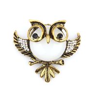 Fashion Rhinestone Owl Brooch Wholesale main image 6