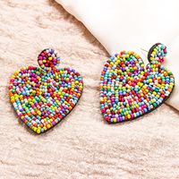 Ethnic Style Handmade Cloth Bead Earrings main image 1