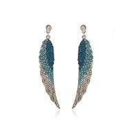 Retro Lady Novelty Wings Plating Alloy Artificial Gemstones Earrings main image 3