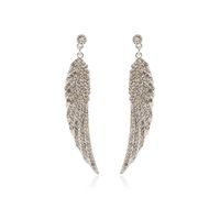 Retro Lady Novelty Wings Plating Alloy Artificial Gemstones Earrings main image 4