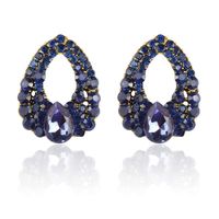 Fashion Water Drop Sapphire Multicolor Earrings Wholesale main image 1