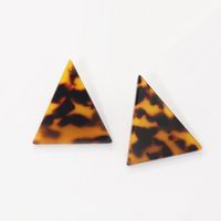 Fashion Triangle Acrylic Earrings Wholesale main image 3