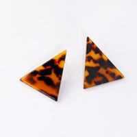 Fashion Triangle Acrylic Earrings Wholesale main image 5