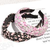 Korea Floral Knotted Hair Band main image 3