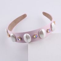 Fashion Color Diamond-studded Pearl Headband sku image 8