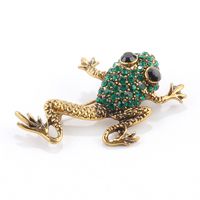 Fashion Animal Alloy Plating Artificial Gemstones Unisex Brooches sku image 2