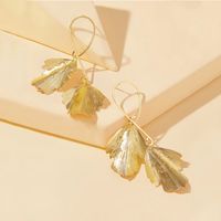 Fashion Flower Butterfly Alloy Earrings sku image 1