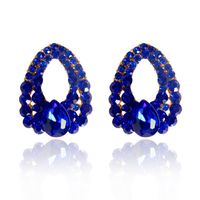 Fashion Water Drop Sapphire Multicolor Earrings Wholesale sku image 7