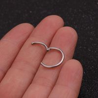 Nose Rings & Studs Simple Style Geometric 316 Stainless Steel  Plating main image 5