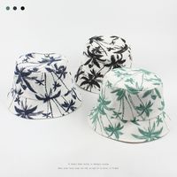 Korean Coconut Print Sunscreen Fisherman Hat main image 2