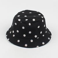 Korean Polka Dots Short Brim Sunshade Fisherman Hat main image 4