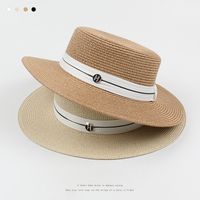 Korean Sunscreen Straw Hat Wholesale main image 1