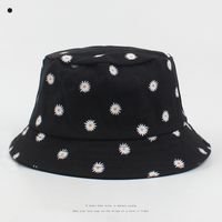 Korean Polka Dots Short Brim Sunshade Fisherman Hat sku image 1