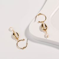 Boucles D&#39;oreilles En Forme De C En Forme De C main image 4