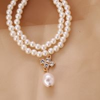 Collar Geométrico De Perlas De Diamantes De Imitación De Moda Al Por Mayor main image 6