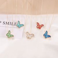 Collier Papillon Multicolore Simple En Gros main image 2