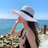 Fashion Big Eaves Dome Foldable Sunscreen Fisherman Hat main image 1