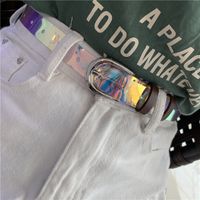 الأزياء الملونة شفافة Pvc حزام main image 3