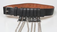 Fashion Chain Tassel Black Belt main image 4