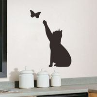 Fashion Solid Color Kitten Butterfly Wall Stickers Wholesale main image 3