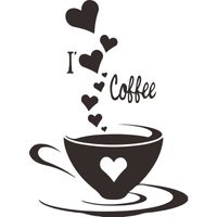 Fashion Solid Color Coffee Wall Stickers Wholesale main image 6