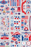 Fashion United States Independence Day Wall Stickers Wholesale sku image 1