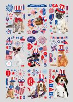 Fashion United States Independence Day Double-sided Wall Stickers sku image 1