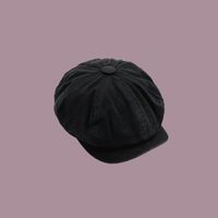 Retro Solid Color Octagonal Caps Wholesale sku image 2