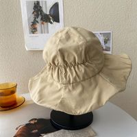 Sombrero De Tela Transpirable De Ala Grande De Encaje Doblado De Moda sku image 2