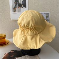 Fashion Folded Lace Big Brim Breathable Cloth Hat sku image 5
