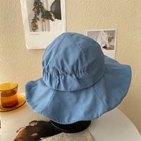 Fashion Folded Lace Big Brim Breathable Cloth Hat sku image 1