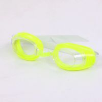 Fashion High-definition Flat Light Large Frame Waterproof And Anti-fog Swimming Goggles sku image 3