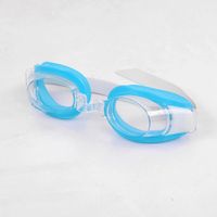 Fashion High-definition Flat Light Large Frame Waterproof And Anti-fog Swimming Goggles sku image 1