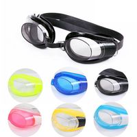 Fashion High-definition Flat Light Large Frame Waterproof And Anti-fog Swimming Goggles sku image 6