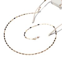 Fashion Golden Oval Piece Glasses Chain main image 3
