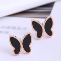 Boucles D'oreilles En Acier Au Titane Papillon Ol Sweet Fashion main image 2