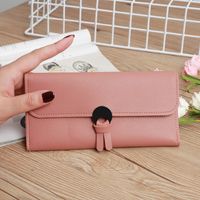 Korean Multi-card Metal Buckle Clutch main image 2