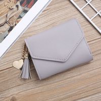 Korean Style Tassel Short Wallet main image 2