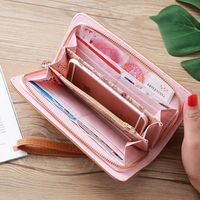 Korean Rabbit Ear Zipper Long Wallet main image 5