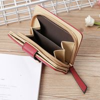 Korean Hollow Leaf Flower Two Fold Wallet main image 5