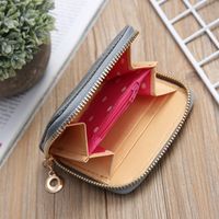 Korean Clutch Bag Mini Embroidered Geometric Rhombus Bag Card Bag Coin Purse main image 5