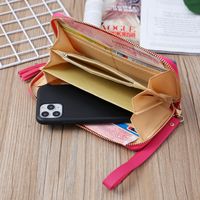 Korean Stitching Women's Wallet Card Bag Color Matching Mobile Phone Bag Card Bag main image 3