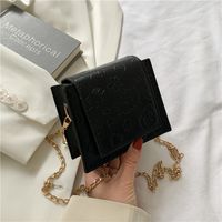 Modekettentasche Reine Farbe Koreanische Umhängetasche Quadratische Tasche main image 1