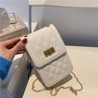 Korean Mobile Phone Bag Fashion Diamond Chain Bag Coin Purse main image 1
