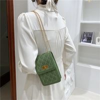 Korean Mobile Phone Bag Fashion Diamond Chain Bag Coin Purse main image 4