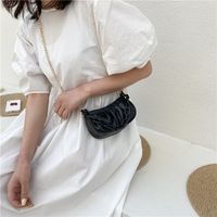 Fashion Thick Chain Portable Dumpling Bag Mini Shoulder Messenger Bag main image 6