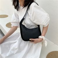 Korean Shoulder Armpit Bag Embossed Square Bag main image 6